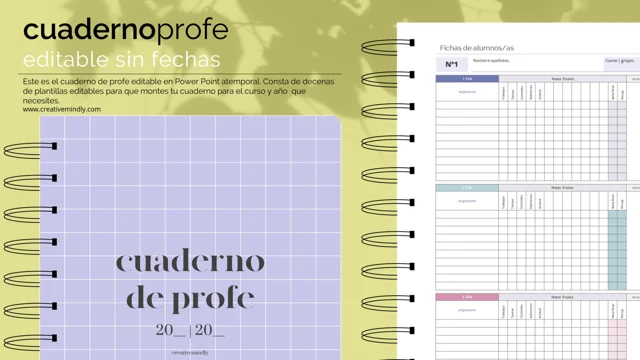 fondo del cuaderno de powerpoint