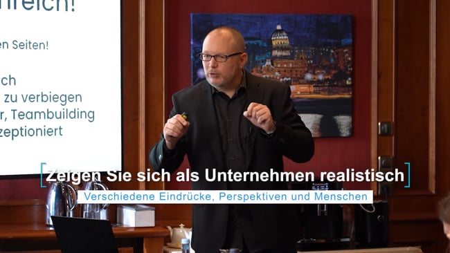 Zeigen Sie Ihr Unternehmen ehrlich und echt