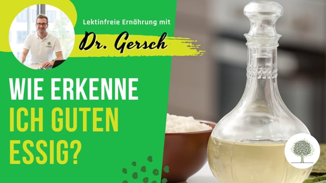 Woran erkenne ich einen guten Essig? 