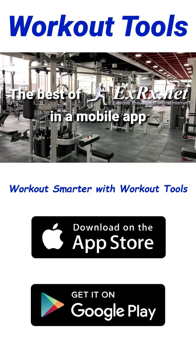  Workout Tools Mobile App