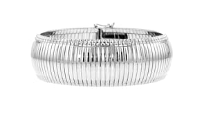 Italian Sterling Silver Omega-Style Bracelet