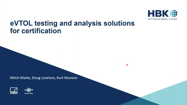 eVTOL testing and analysis solutions for certification