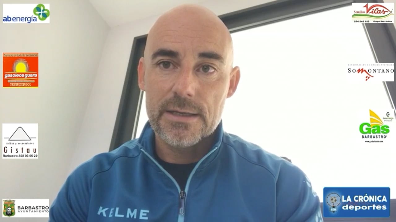 DANI MARTÍNEZ (Entrenador Barbastro) AD San Juan 3-1 UD Barbastro / Jor. 10 - Segunda Rfef