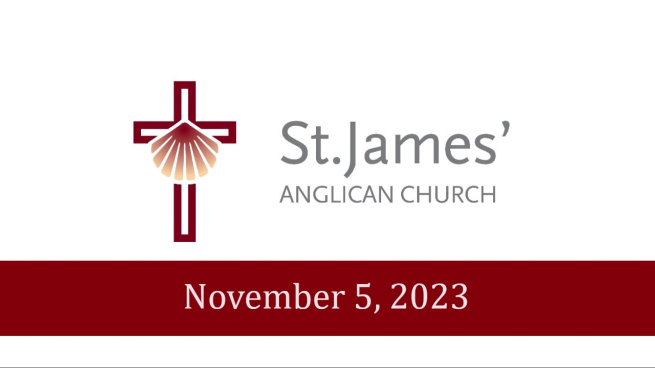 All Saints' Sunday, November 5, 2023