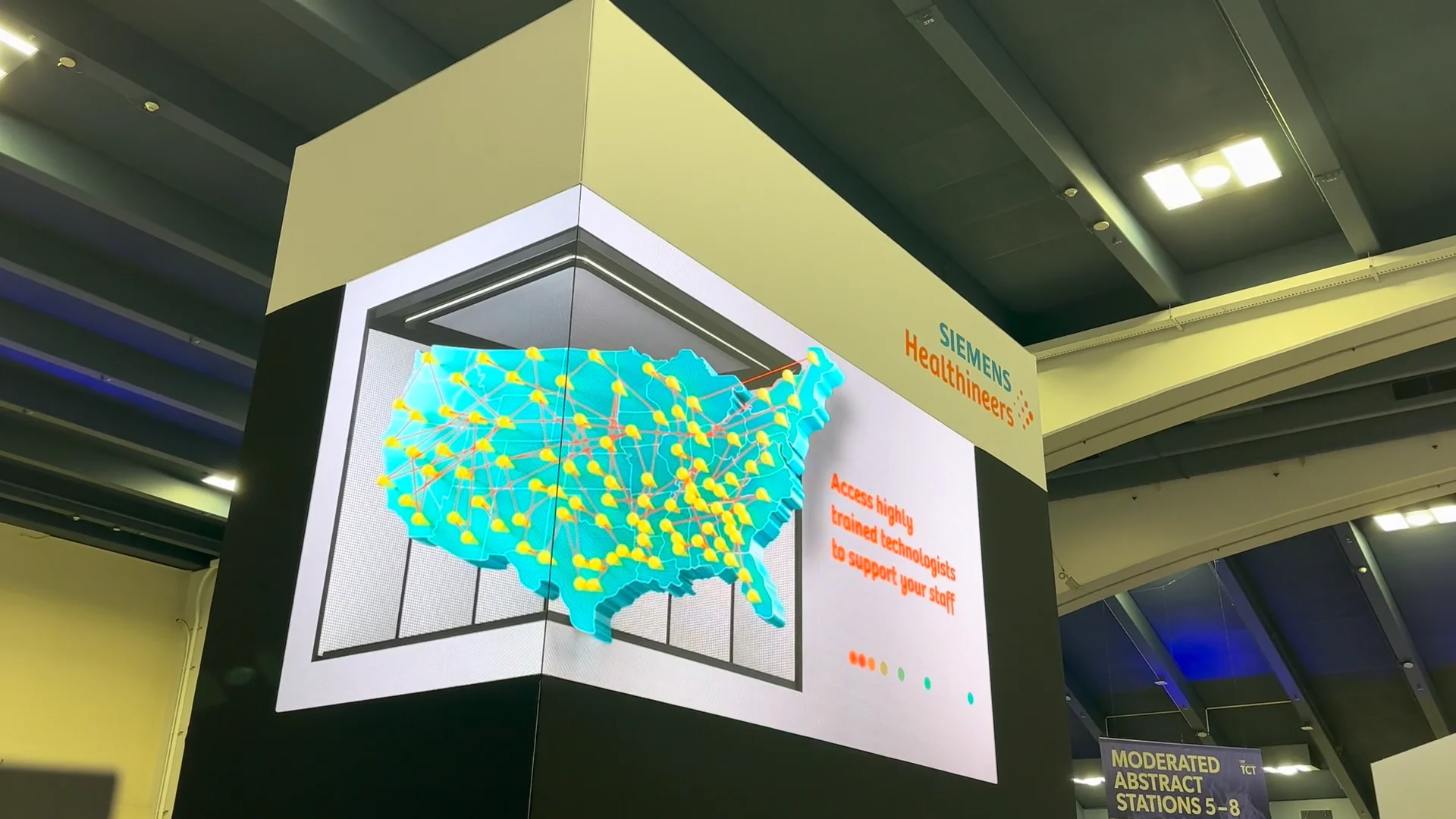 Siemens TCT Conference Booth Anamorphic Content by Render Impact on Vimeo