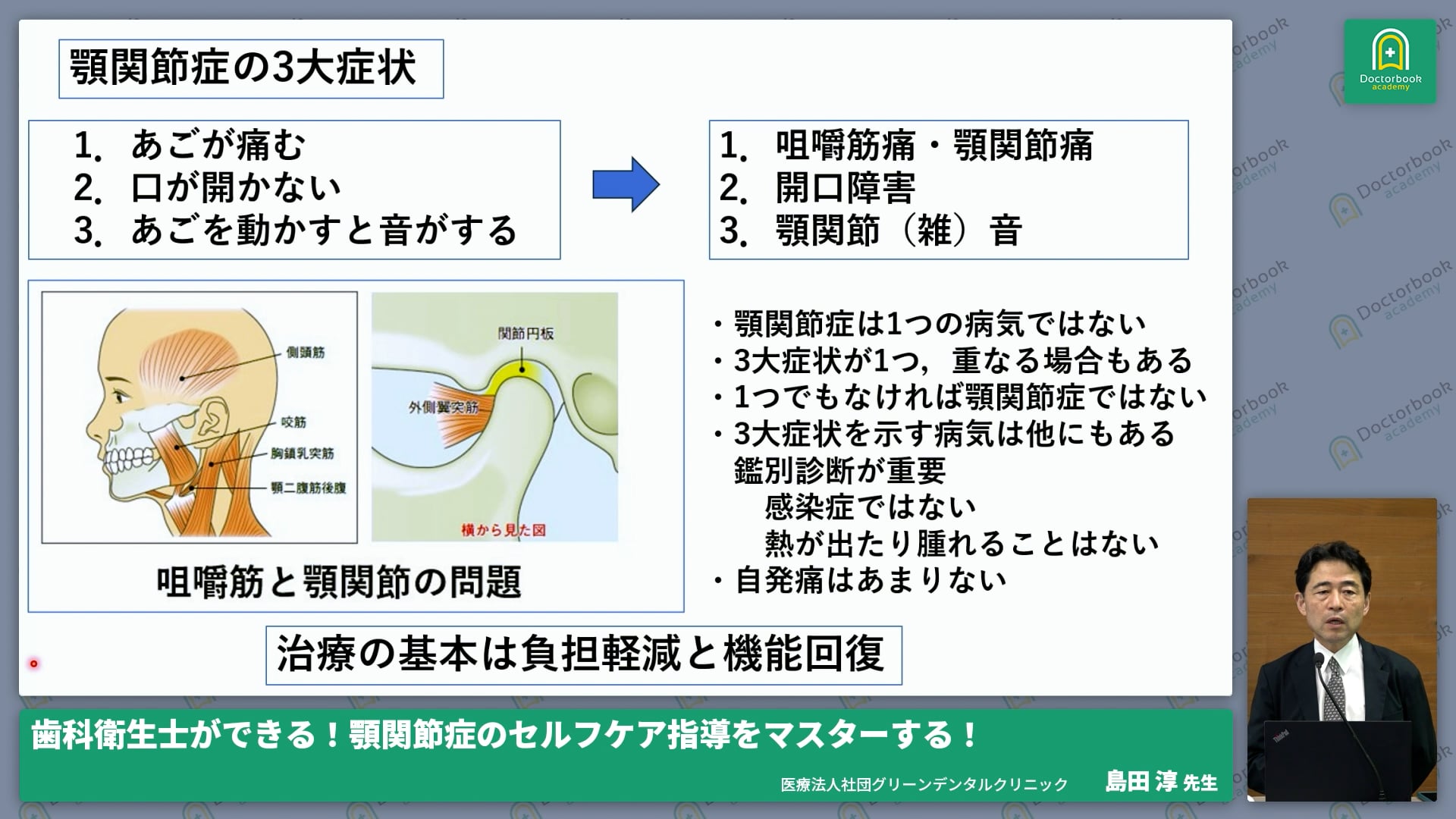歯科衛生士の理解を深める顎関節症の3大症状と発症のメカニズム