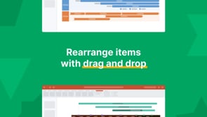 Rearrange Tasks, Milestones, Swimlanes and Sub-swimlanes with drag&drop | Office Timeline