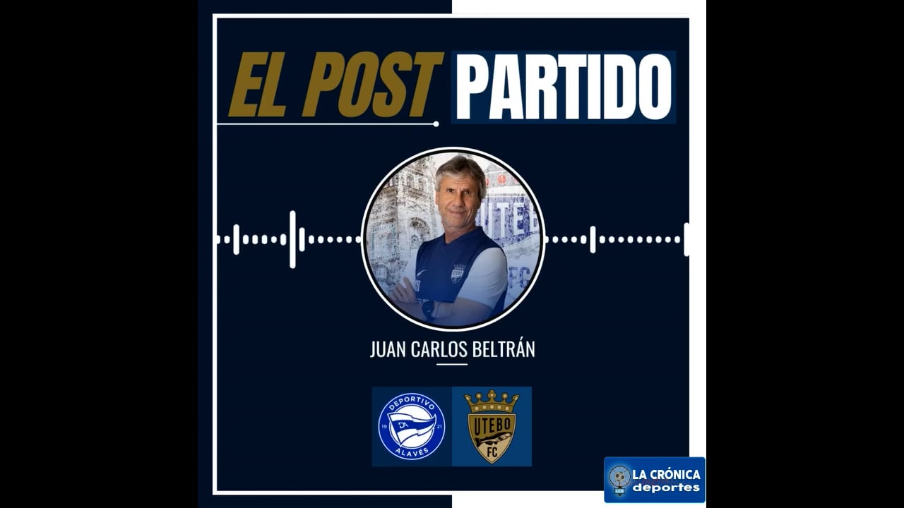 JUAN CARLOS BELTRÁN (Entrenador Utebo) Deportivo Alavés "B" 0-1 Utebo FC J10 - 2ª RFEF Fuente: Utebo FC