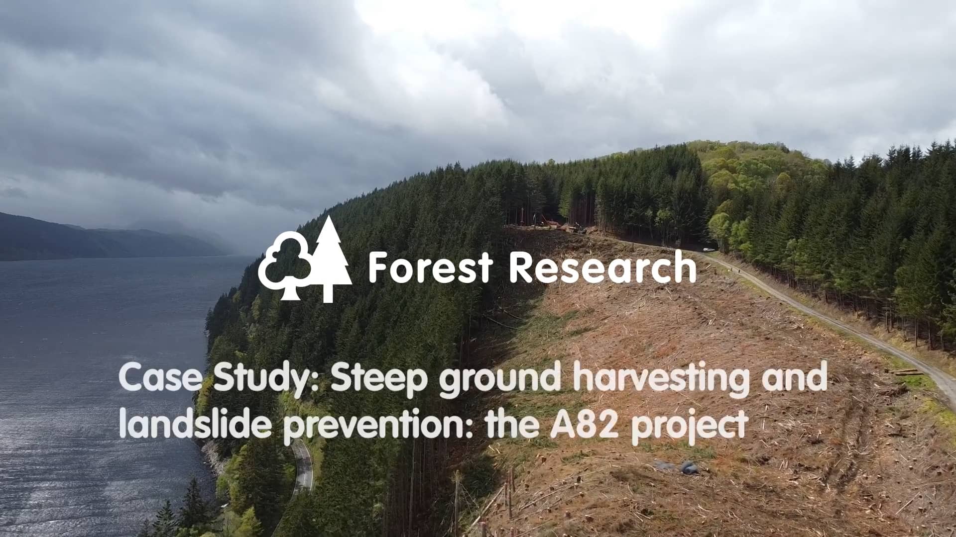 Steep ground harvesting and landslide prevention: the A82 project on Vimeo