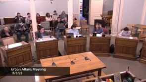 Urban Affairs Committee 11-6-23