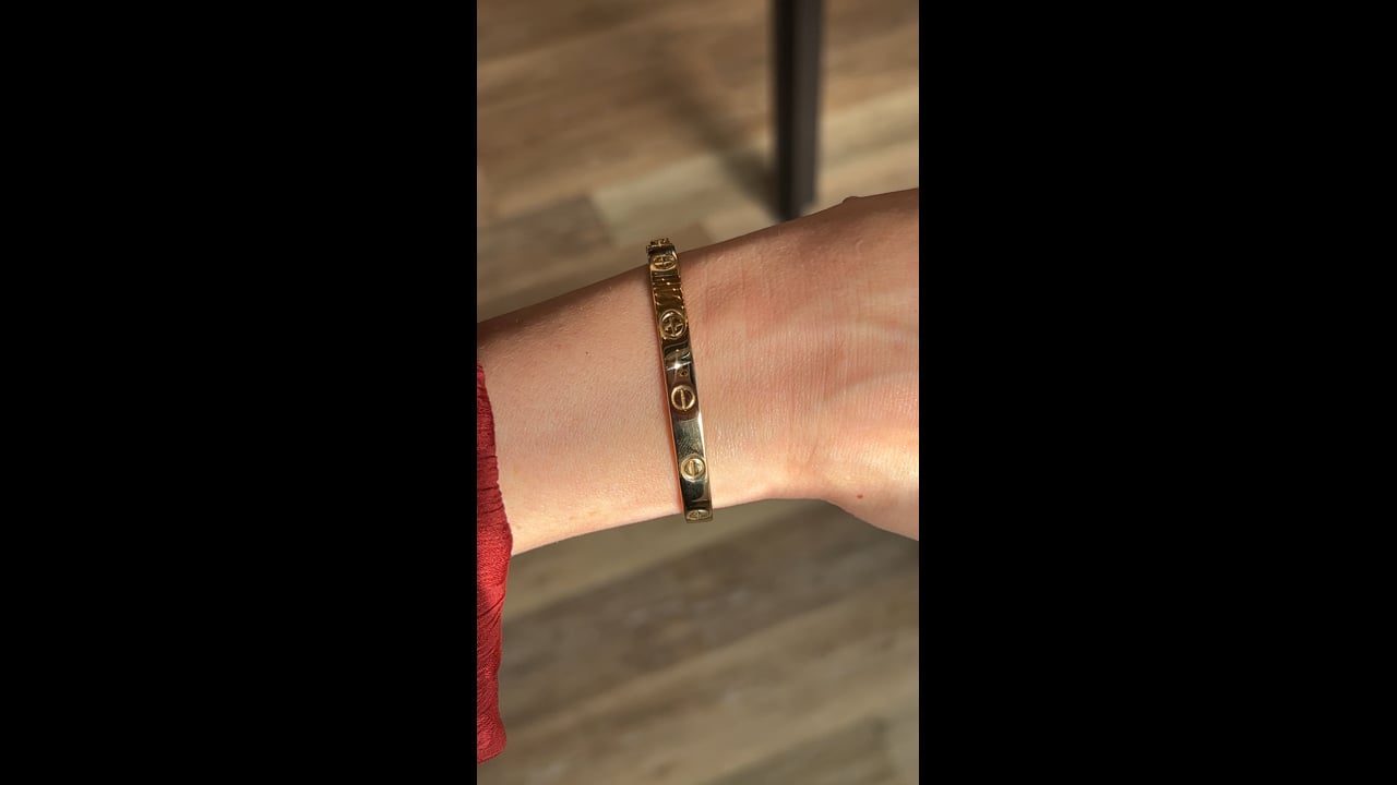 Vintage Cartier Love Bracelet in 18k Yellow Gold – Filigree Jewelers