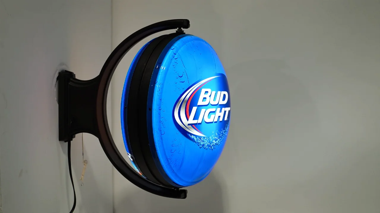 Bud Light Rotating Pub Light Auction | Mecum On Time