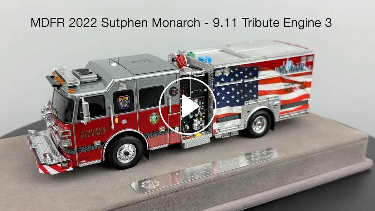 Fire Replicas 1:50 scale model of MDFR 2022 Sutphen Monarch - 9.11