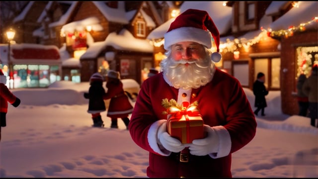 Christmas, Santa Claus, Present. Free Stock Video - Pixabay