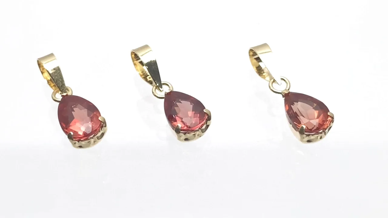 アンデシン（産地・モンゴル） ペアシェイプファセットカット6×4mm