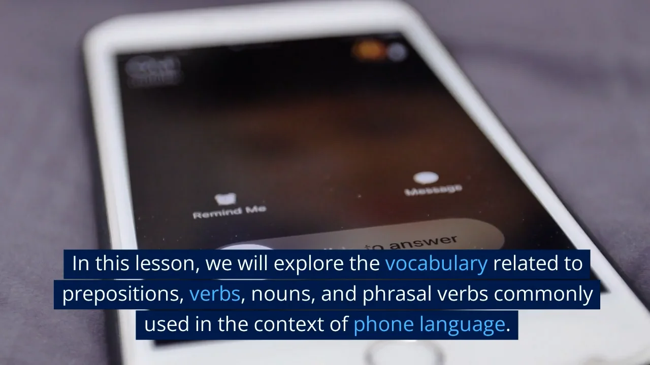 Phone language on Vimeo