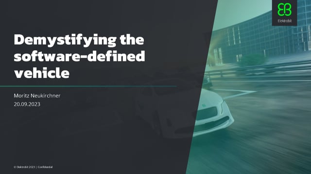 Demystifying the software-defined vehicle