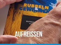 Aufmerksamkeit Durch Aufreissen und Rubbeln!