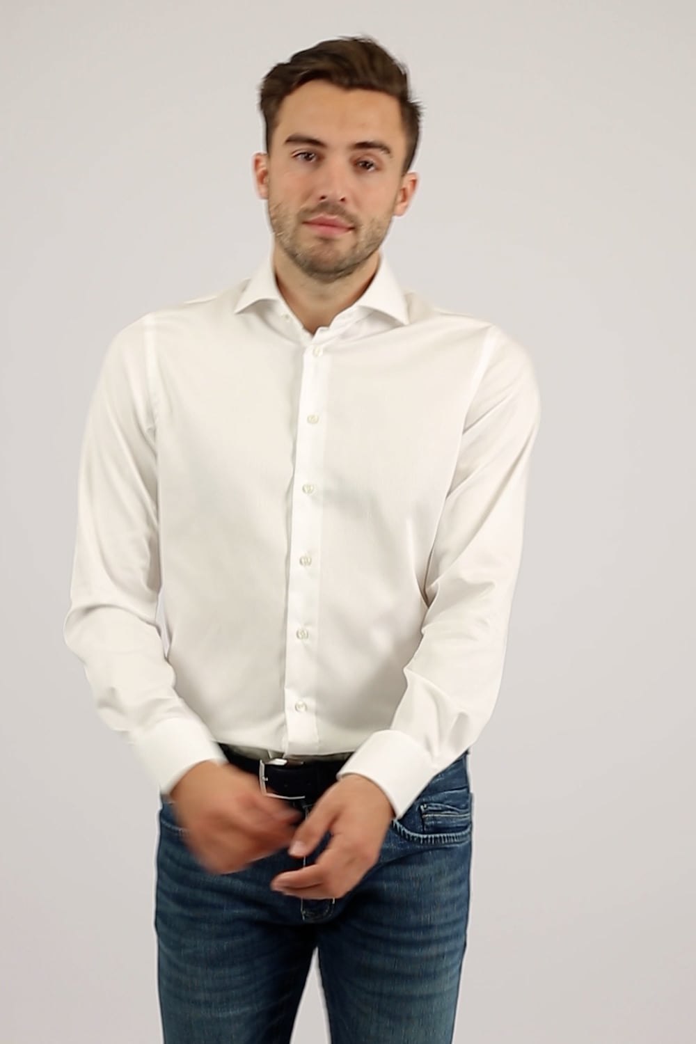 Profuomo Slim Fit Overhemd Cutaway | Gratis verzending PP0H0A001