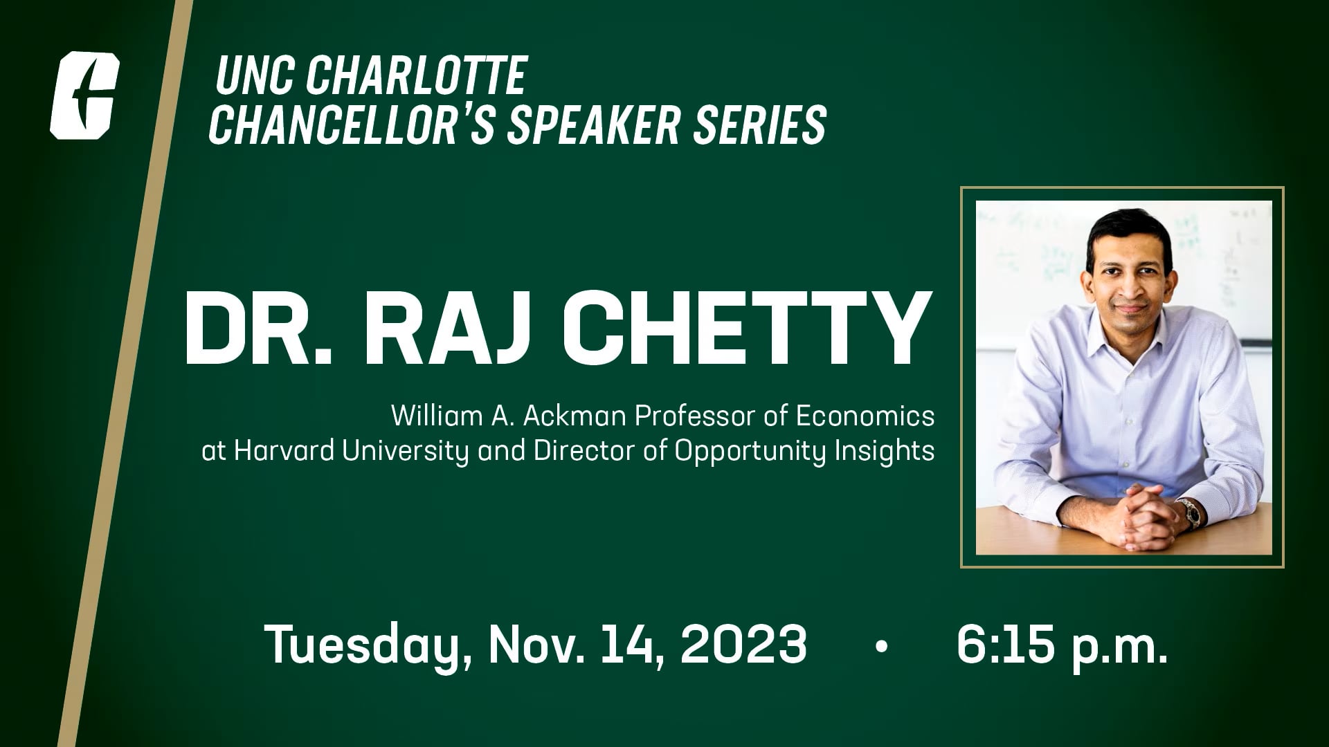 2023 Chancellor's Speaker Series: Dr. Raj Chetty On Vimeo