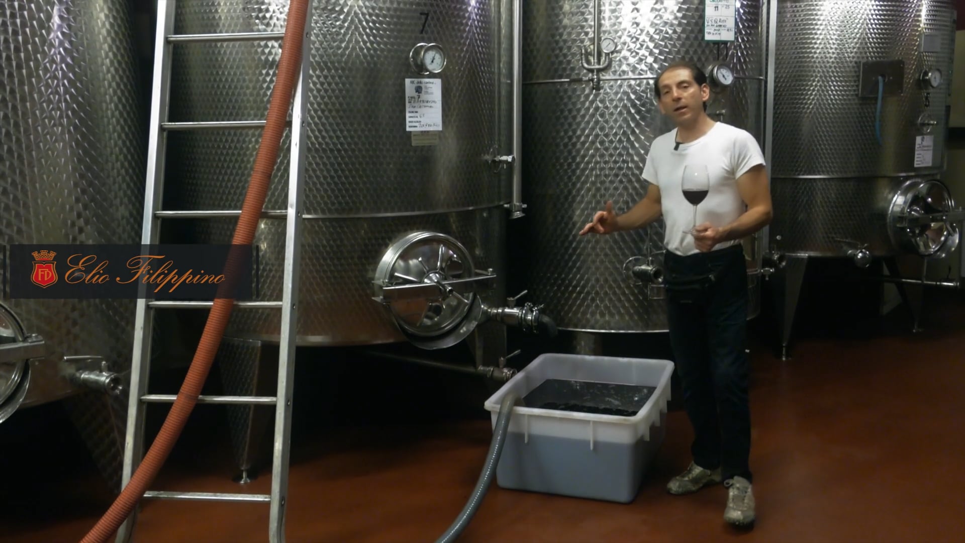 Il rimontaggio - The wine pump over