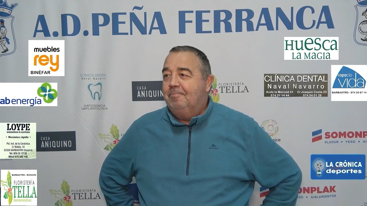 EDUARDO ORDUNA (Entrenador Juv. Huesca) Peña Ferranca Tella 1-0 Juventud de Huesca / Jornada 9 / Primera Regional Gr 2