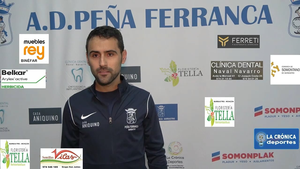 JAVI RAUSELL (Jugador Ferranca) Peña Ferranca Tella 1-0 Juventud de Huesca / Jornada 9 / Primera Regional Gr 2
