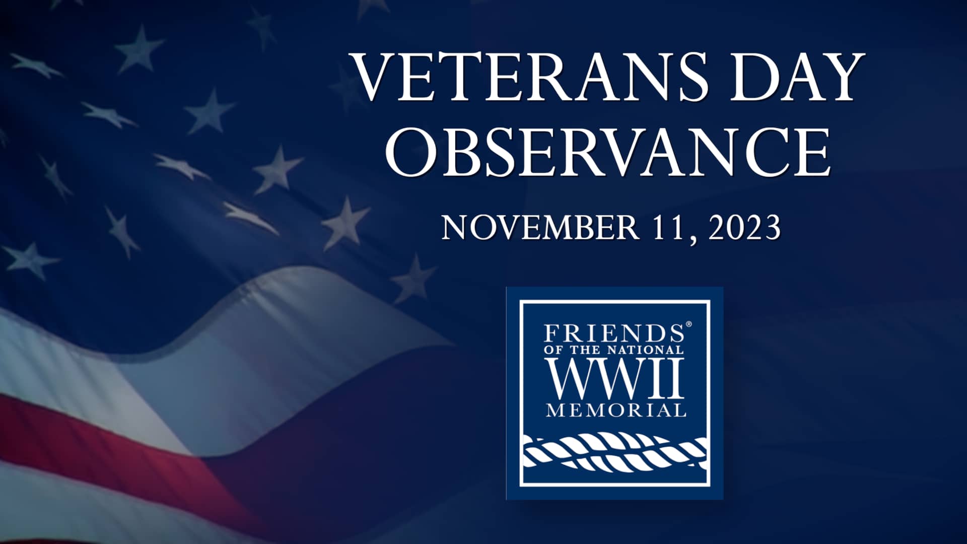 Veterans Day Observance 2023 on Vimeo
