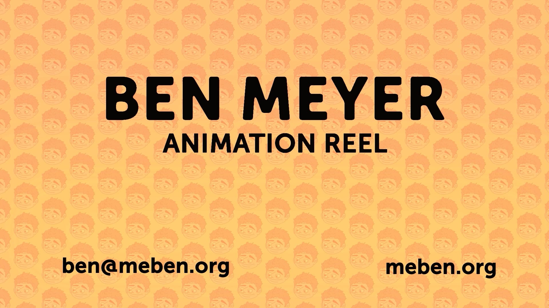 Ben Meyer Animation Reel 2023