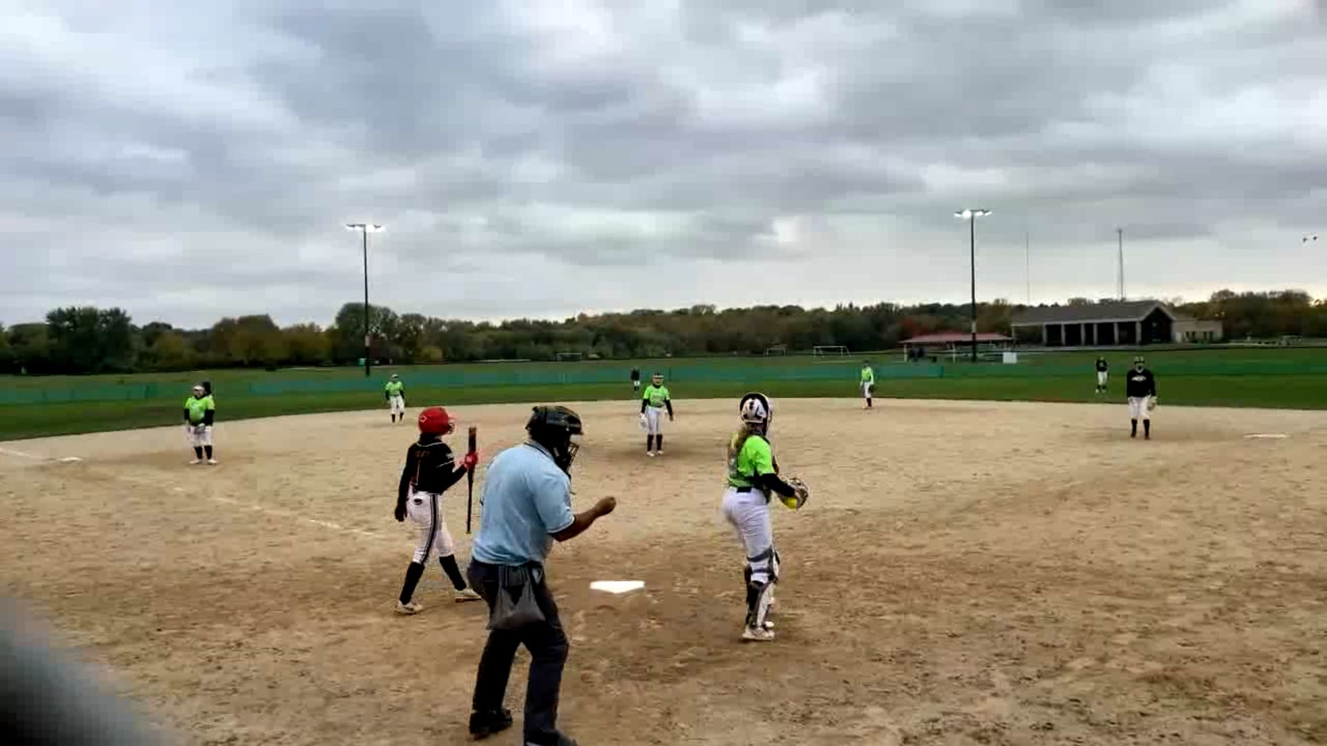 Jeneya Perez Strikeout @ Rock River Stix Bach 18U | tagupSoftball