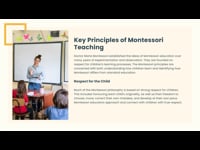 Introduction to Montessori Teaching 