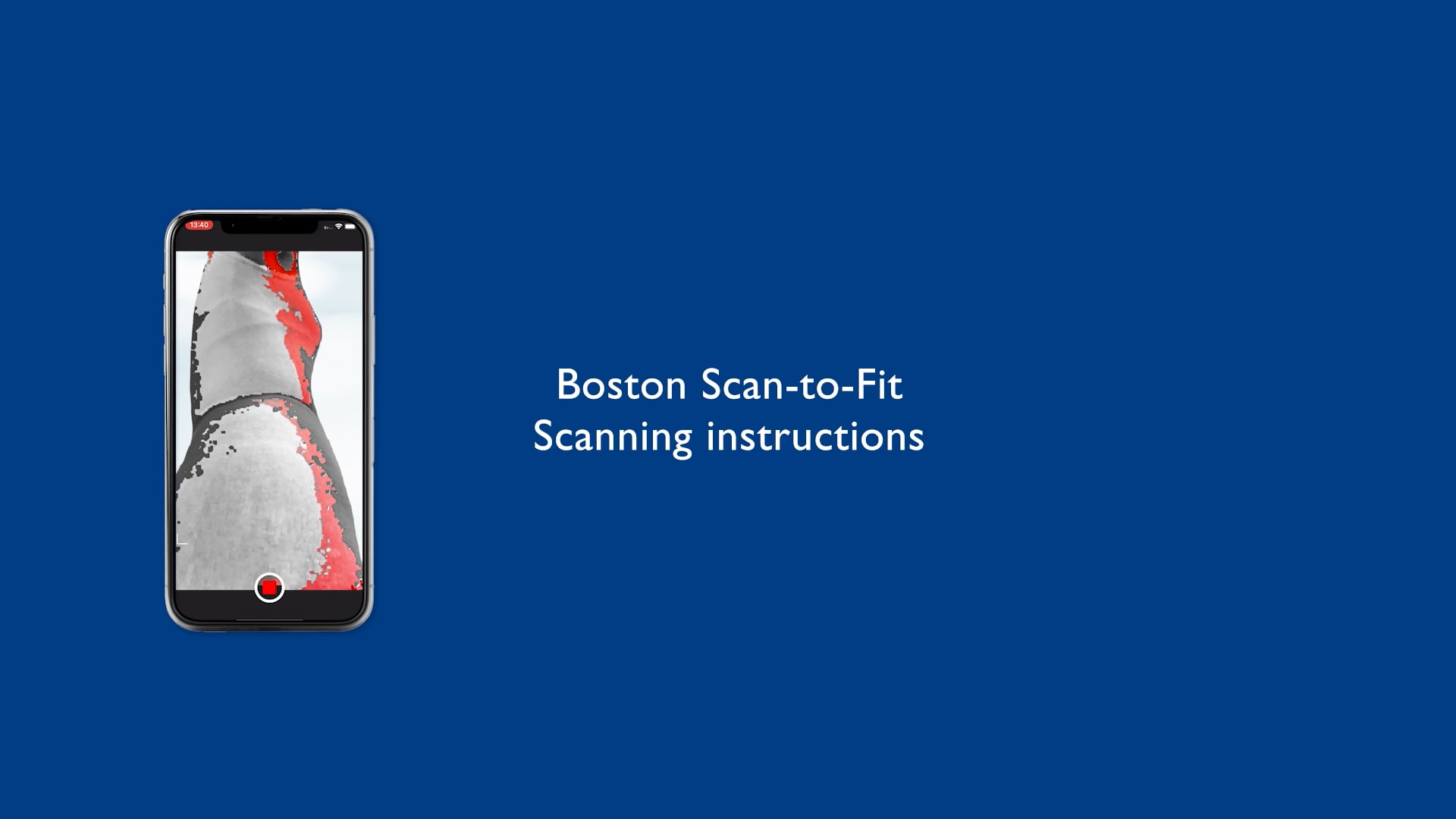 Instruktionsvideo Boston Scan-to-Fit