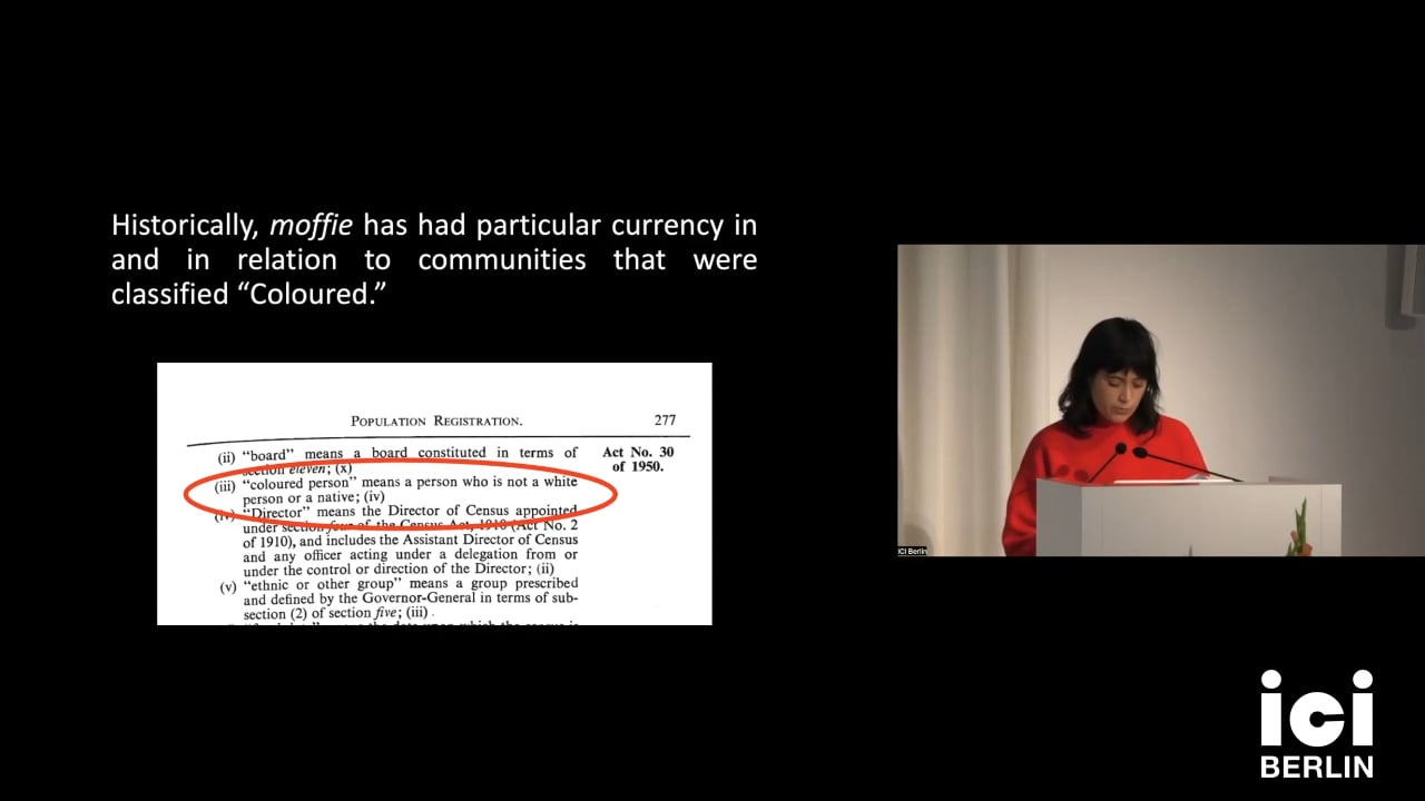 Talk by Ruth Ramsden-Karelse