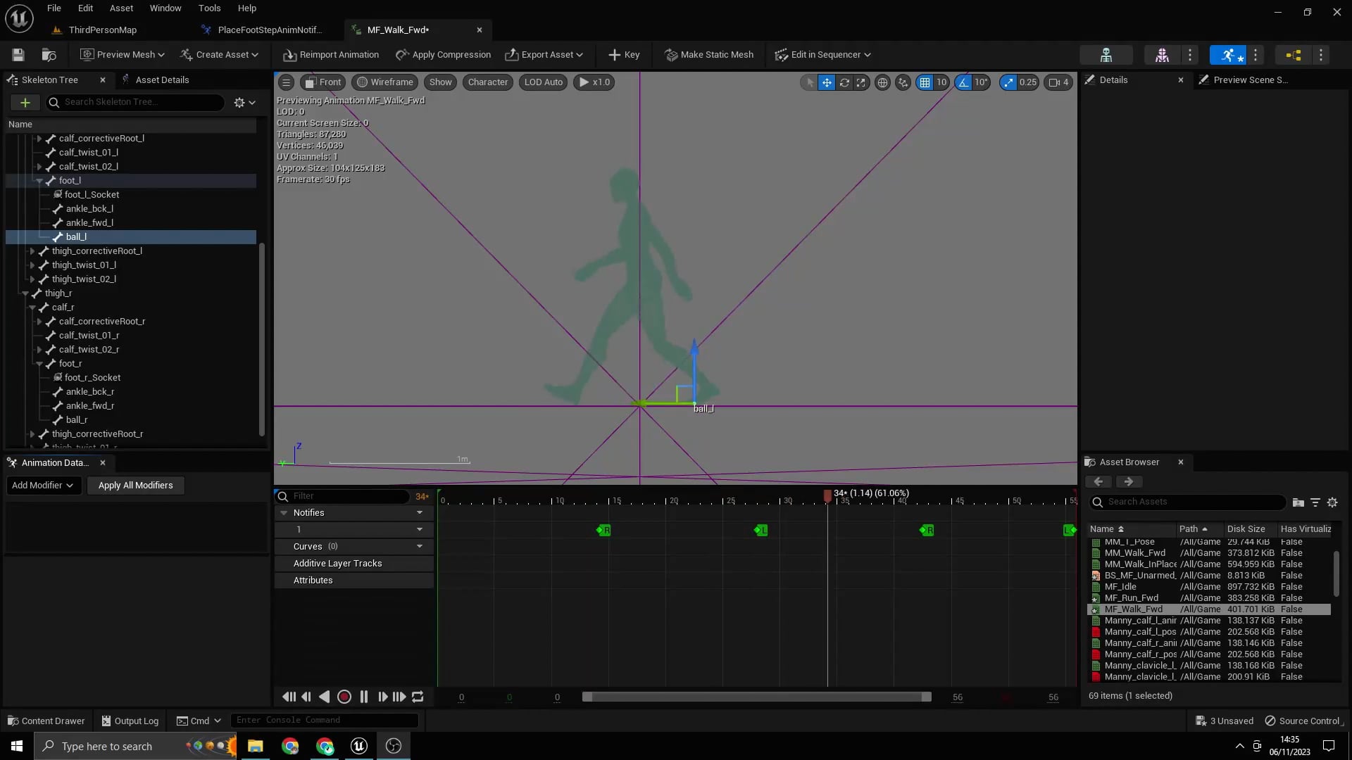 Footstep Anim Modifier Explanation