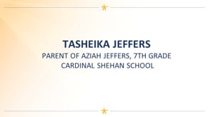 Tasheika Jeffers - Parent Speaker