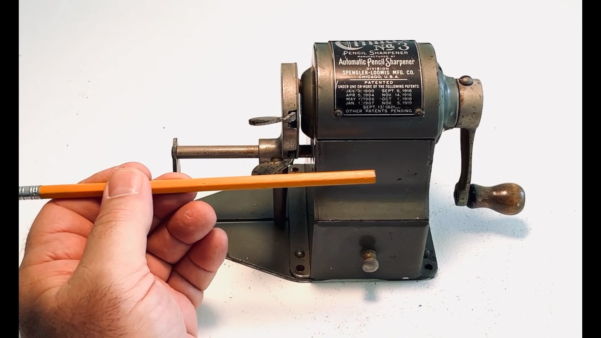 Climax No. 3 Industrial Automatic Pencil Sharpener at 1stDibs
