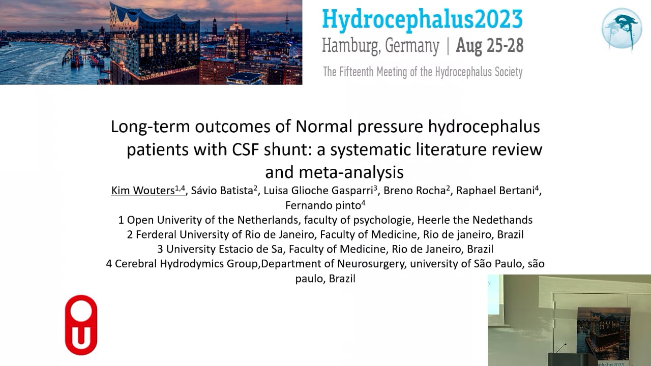 S28. Kim Wouters - Long-term outcomes of normal pressure hydrocephalus patients with CSF shunt, A systematic literature review a