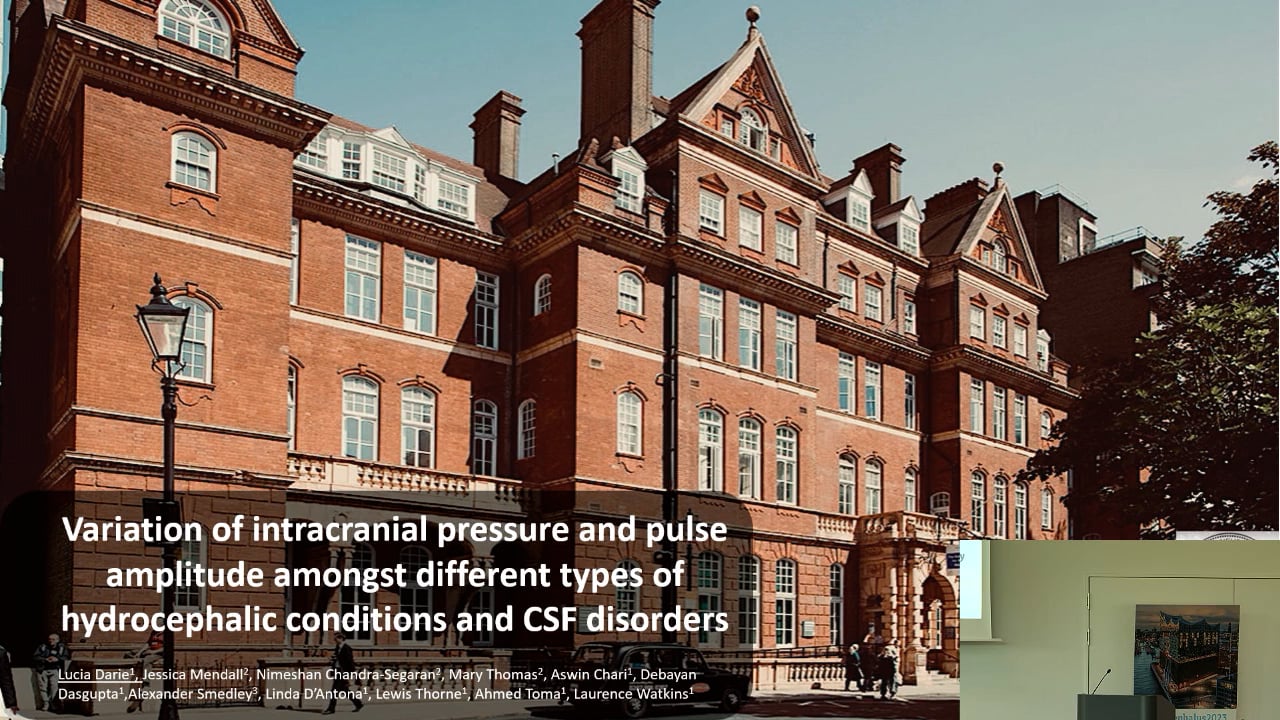 S28. Lucia Darie - Variation of intracranial pressure and pulse amplitude amongst different types of hydrocephalic conditions an
