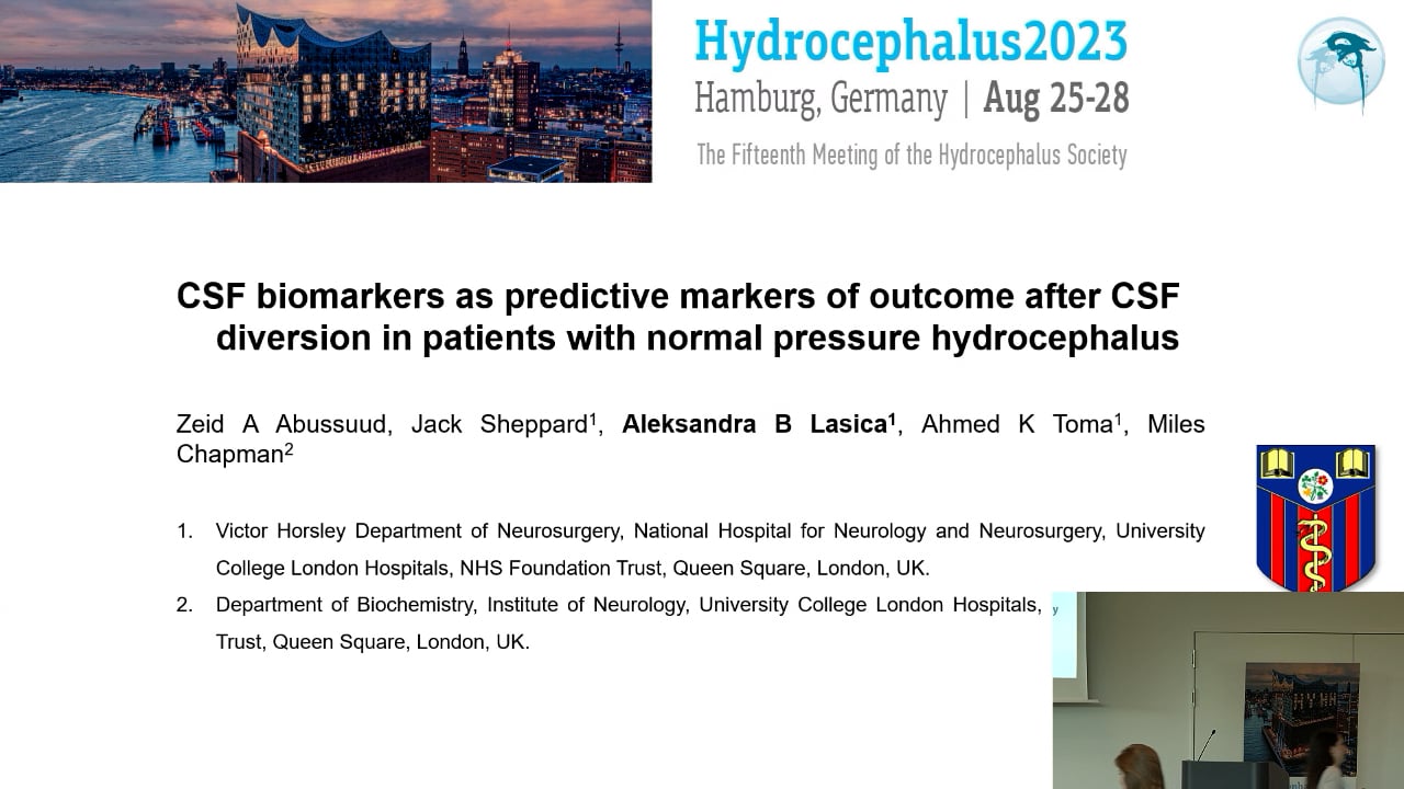 S28. Zeid Abussuud - CSF biomarkers as predictive markers of outcome after CSF diversion in patients with normal pressure hydroc