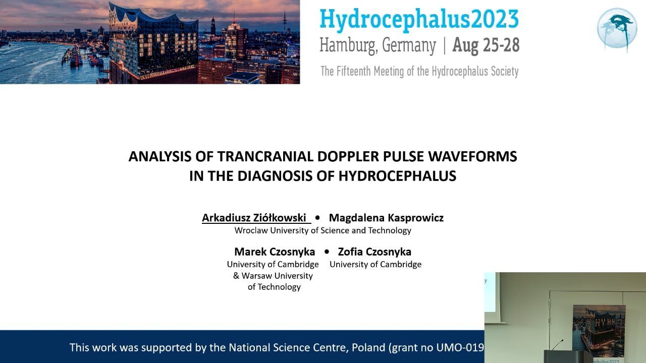 S31. Arkadiusz Ziolkowski - Analysis of transcranial Doppler pulse waveforms in the diagnosis of hydrocephalus