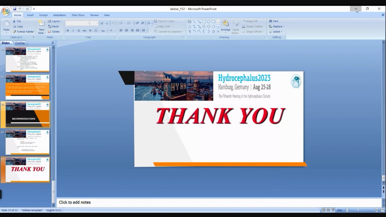 S31. Brandon Rocque - Traumatic stress and shunt failure, a link between psychology and inflammation