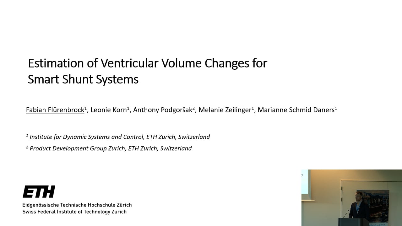 S22. Fabian Fluerenbrock - Estimation of ventricular volume changes for smart shunt systems