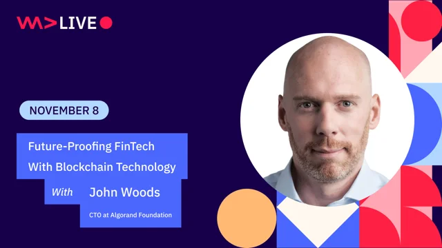 John Woods spoke at WeAreDevs Fintech today : r/AlgorandOfficial