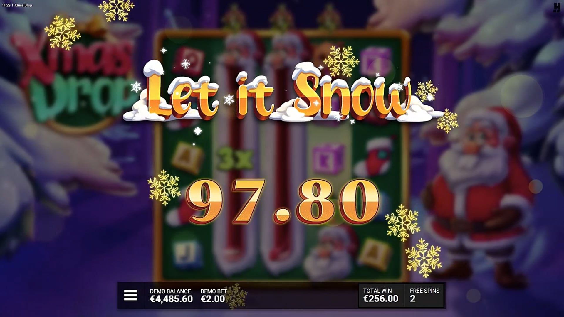 Xmas Drop Slot by Hacksaw Gaming - Play For Free & Real