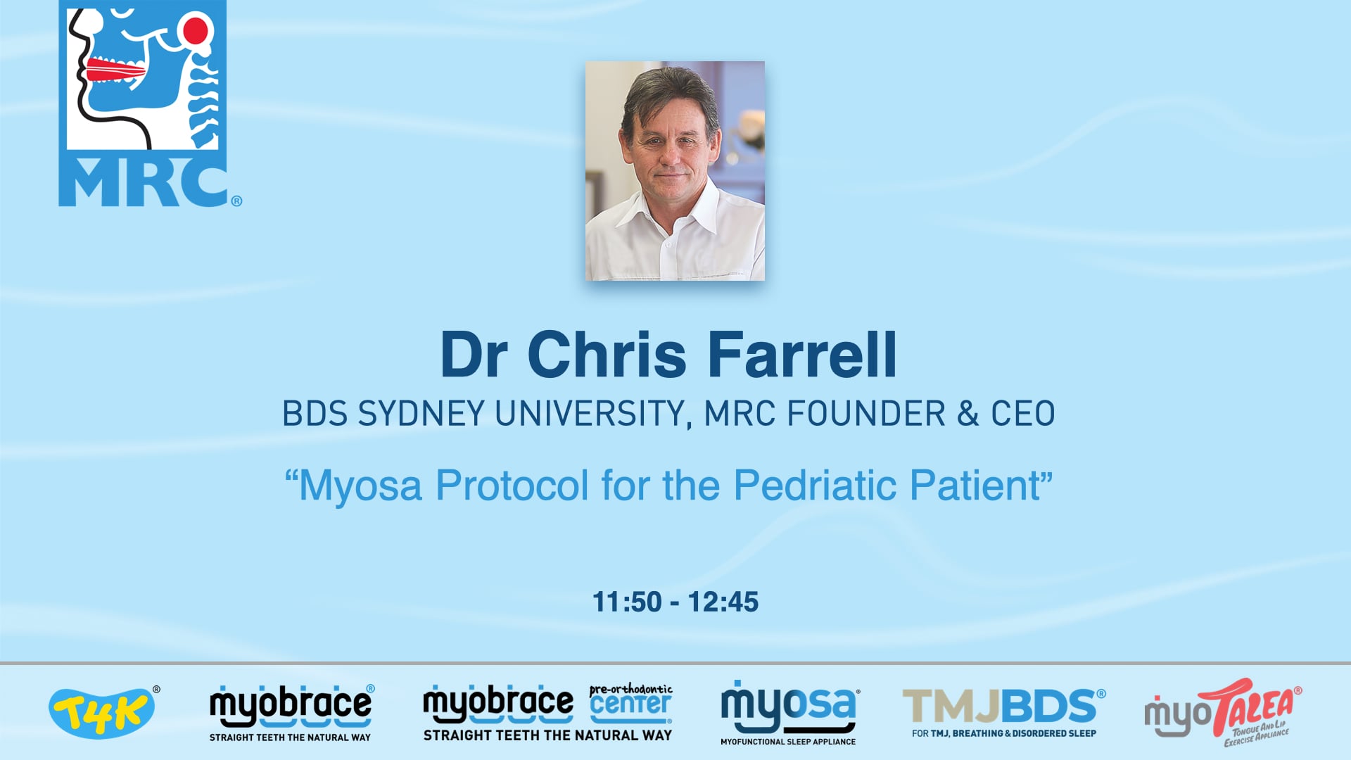 DAY 2 - Chris Farrell (Myosa Peadiatric)