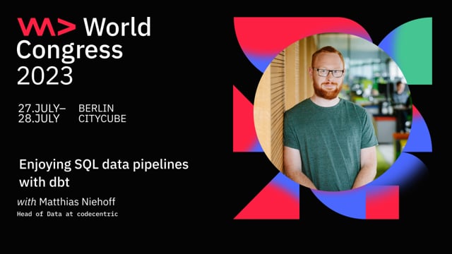 Enjoying SQL data pipelines with dbt