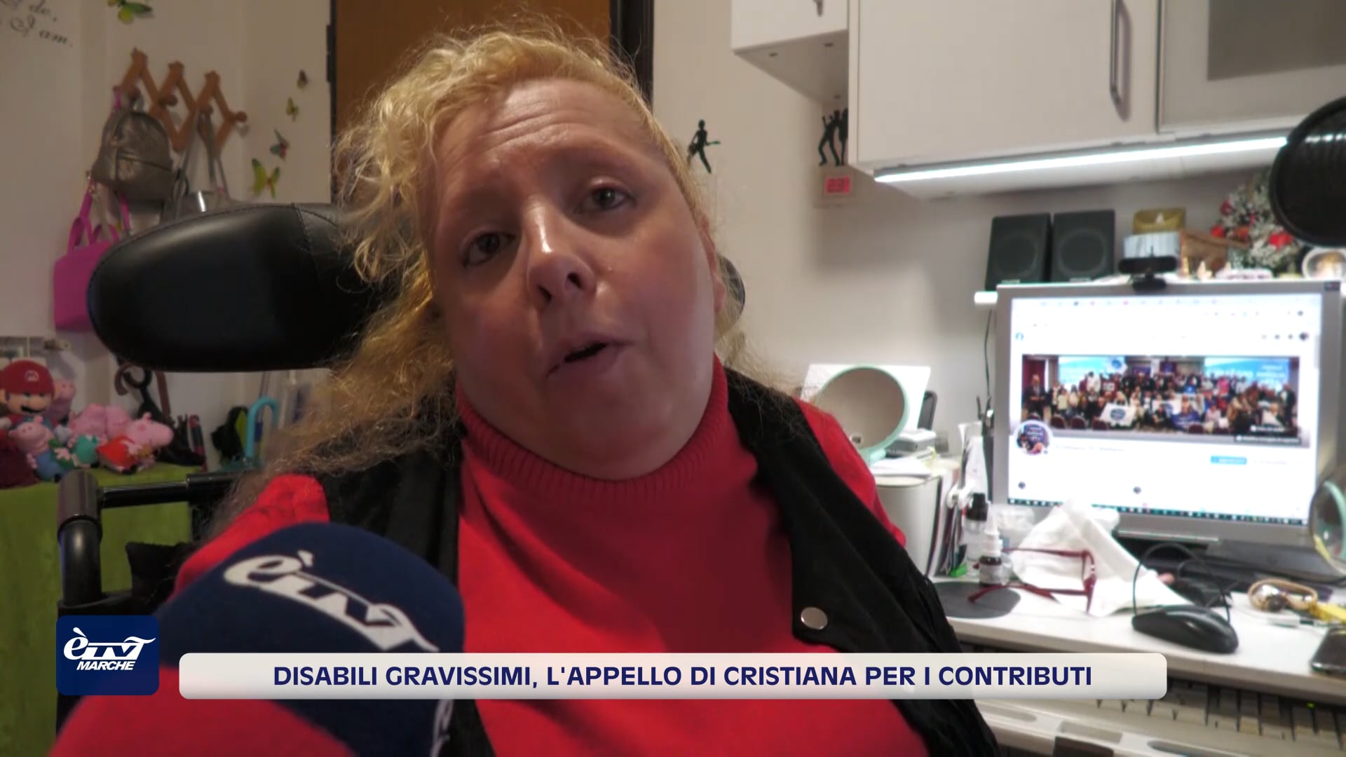 Disabili gravissimi, l'appello di Cristiana per i contributi - VIDEO