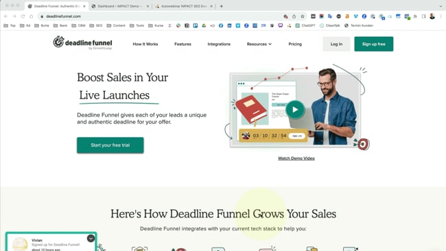 Deadline Funnel einrichten