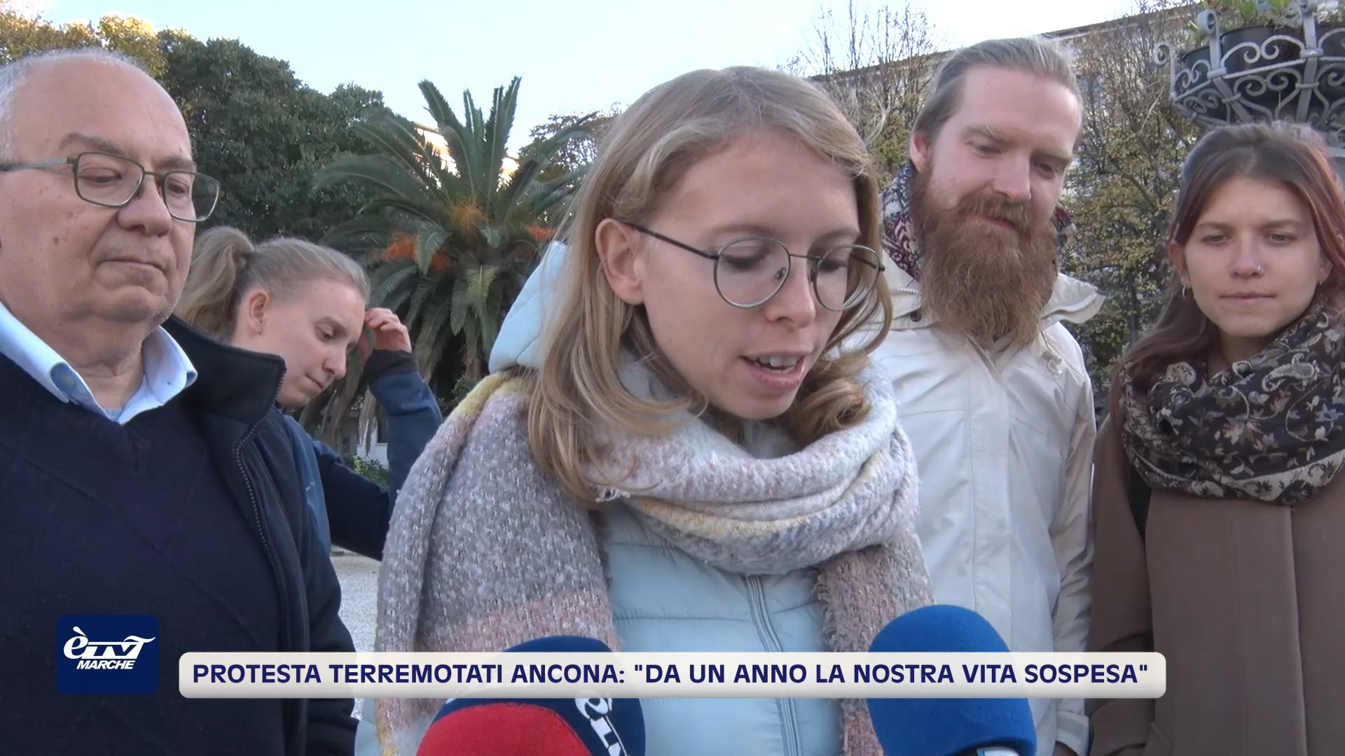 Protesta terremotati Ancona: 