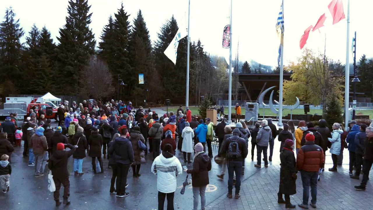 Remembrance day in whistler